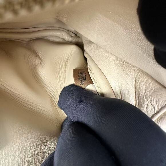 Coach Pillow Tabby Shoulder Bag 26 Crossbody Leather In Gold Ivory NWT C0772 - Picture 10 of 11